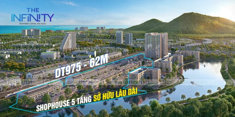 Tổng thể Shophouse The Infinity Phú Quốc